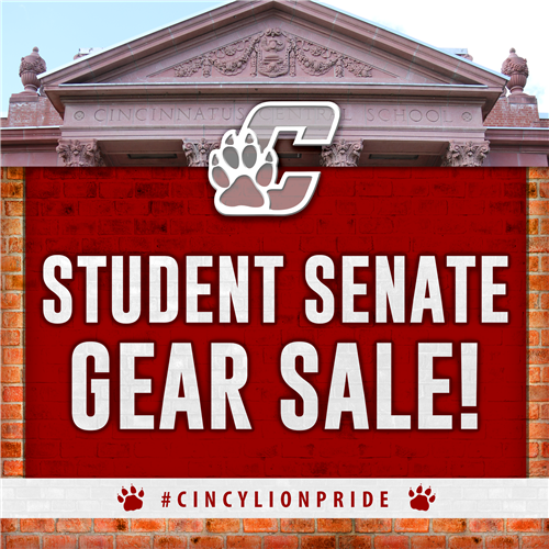 Student Senate Gear Sale Now Live